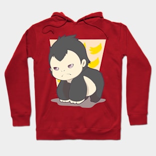 Cute chibi gorilla Hoodie